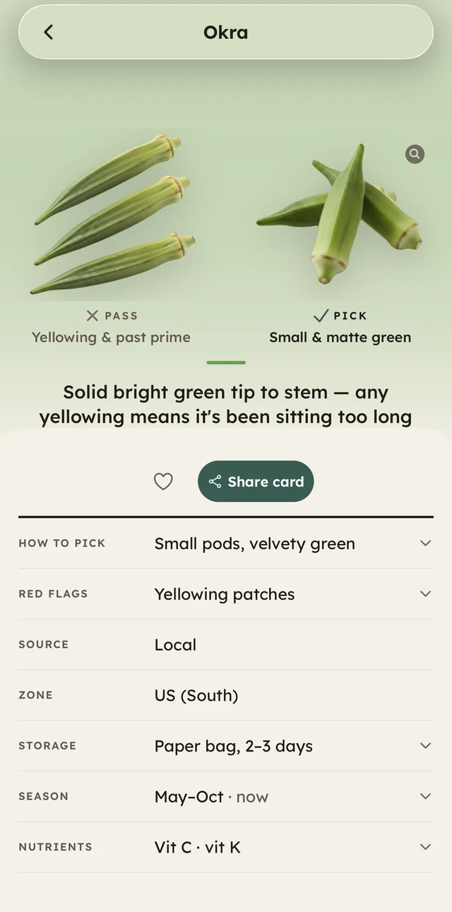 The okra guide